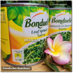 Vegetable Bonduelle France tin SPINACH LEAF 380g